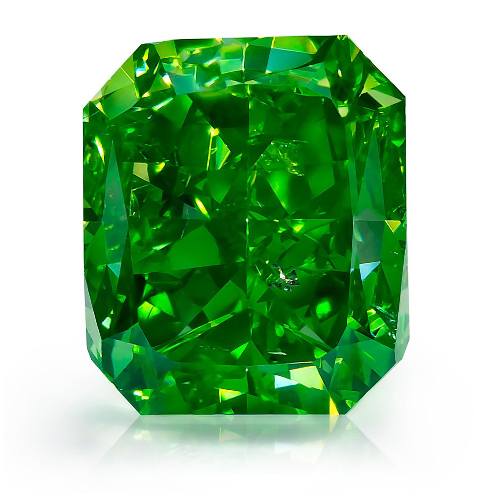 Natural Green Diamond Gemstone World's Largest Green Diamond