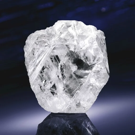 The 1111-carat diamond was named Lesedi La Rona which means "Our Light" in the Tswana language. Image: Lucara Diamonds