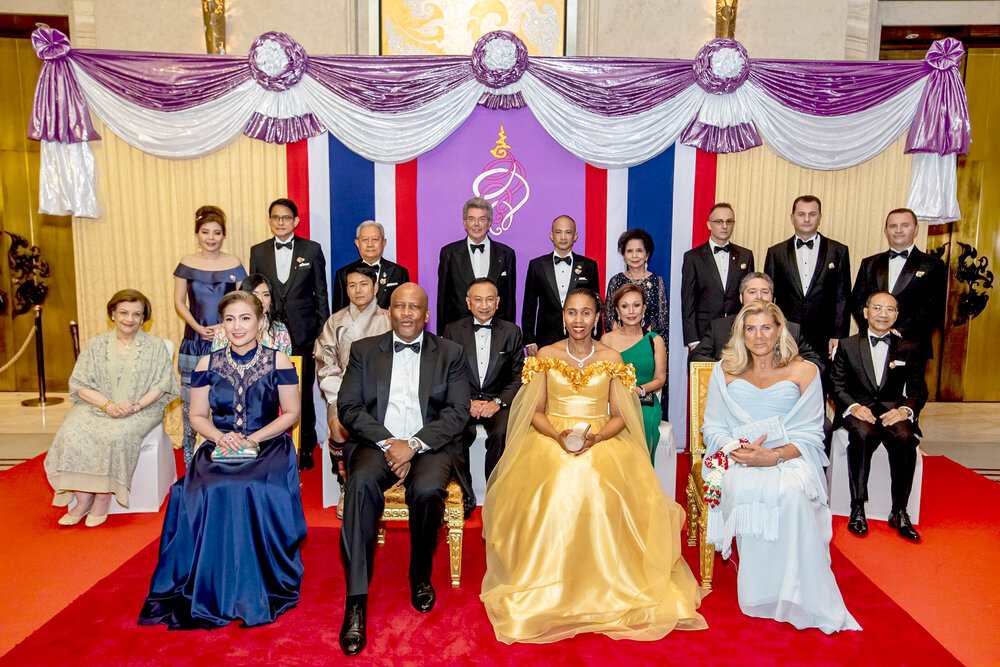  Gala was graced by HM King Letsie III and HM Queen Masenate Mohato Seeiso of Lesotho, HRH Princess Lea of Belgium, HIH Grand Duke George of Russia, HRH Prince Naquiyuddin and HRH Princess Nurul Hayati of Malaysia, HRH Princess Ashi Dechen Yangon of 
