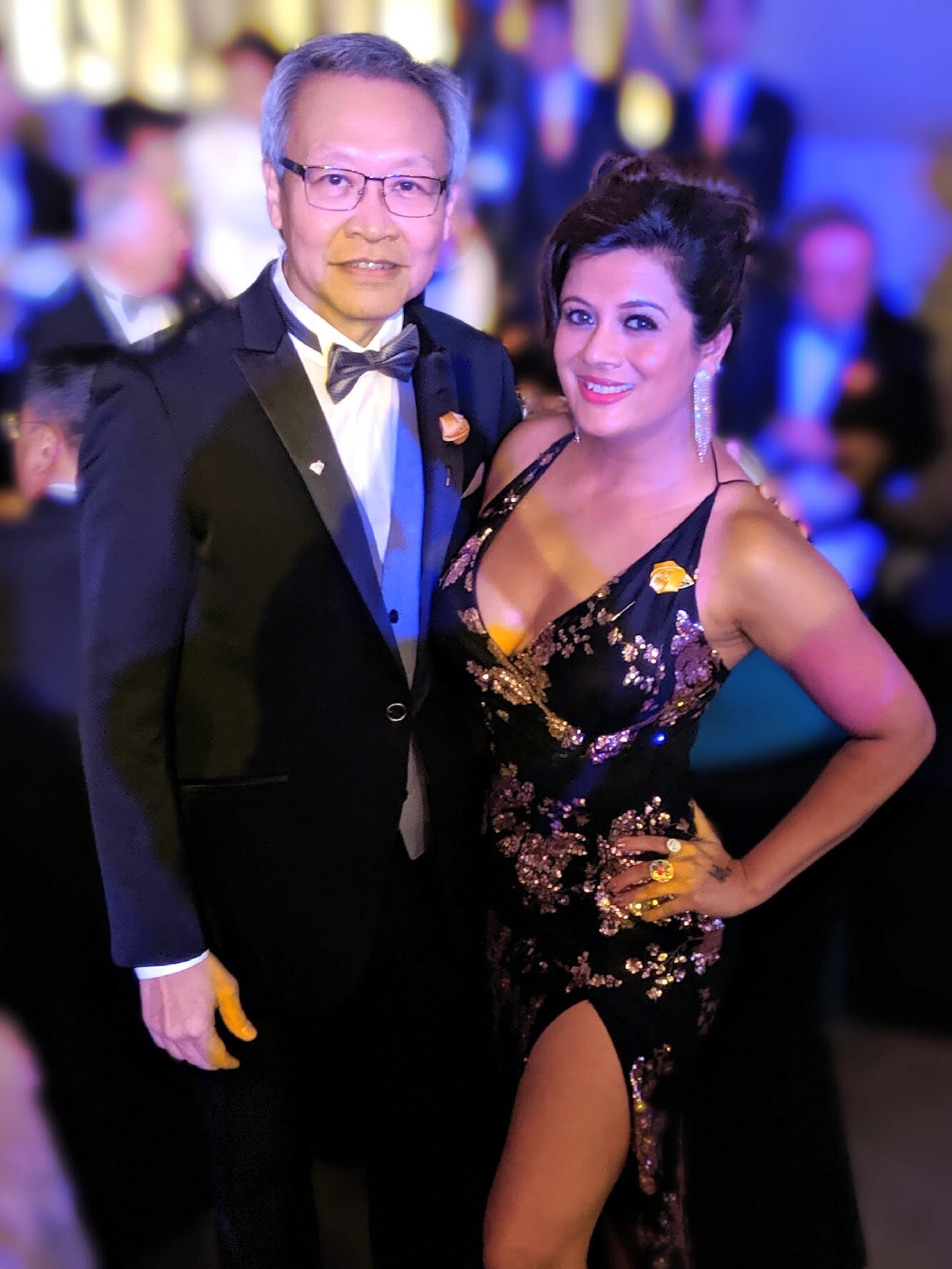  Reena Ahluwalia with Henry Ho at the Simply Exceptional Gala hosted by Mouawad in Bangkok. 