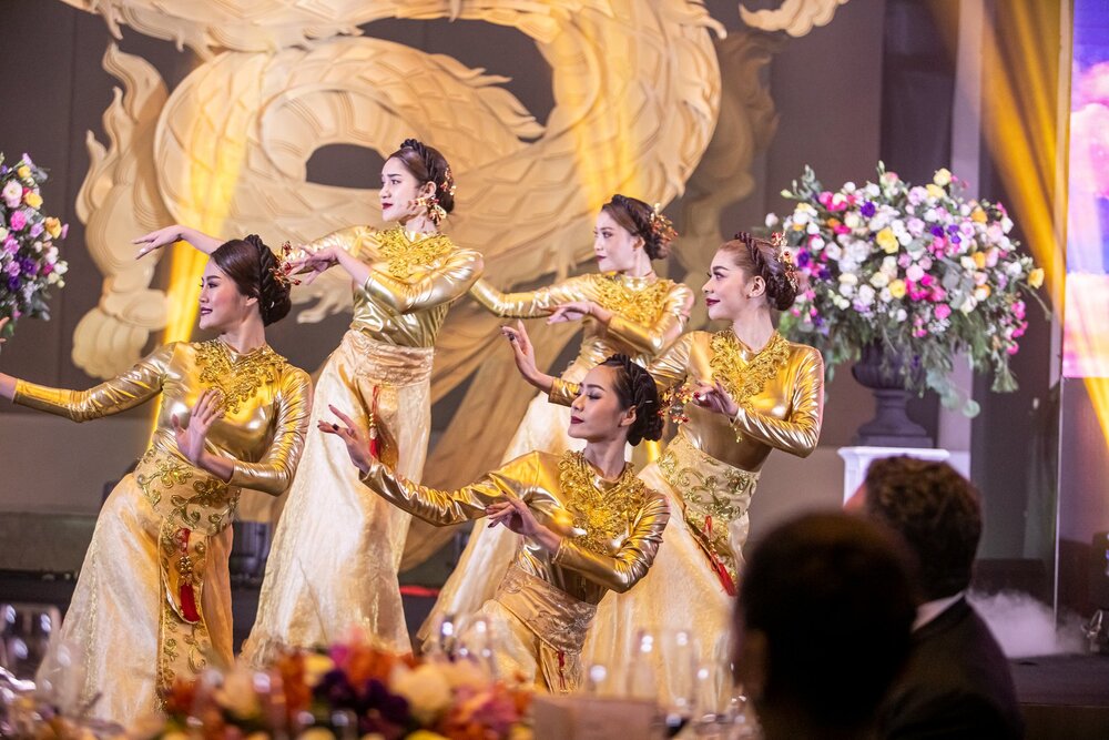  Dancers at the Mouawad Dragon Gala in Bangkok. 