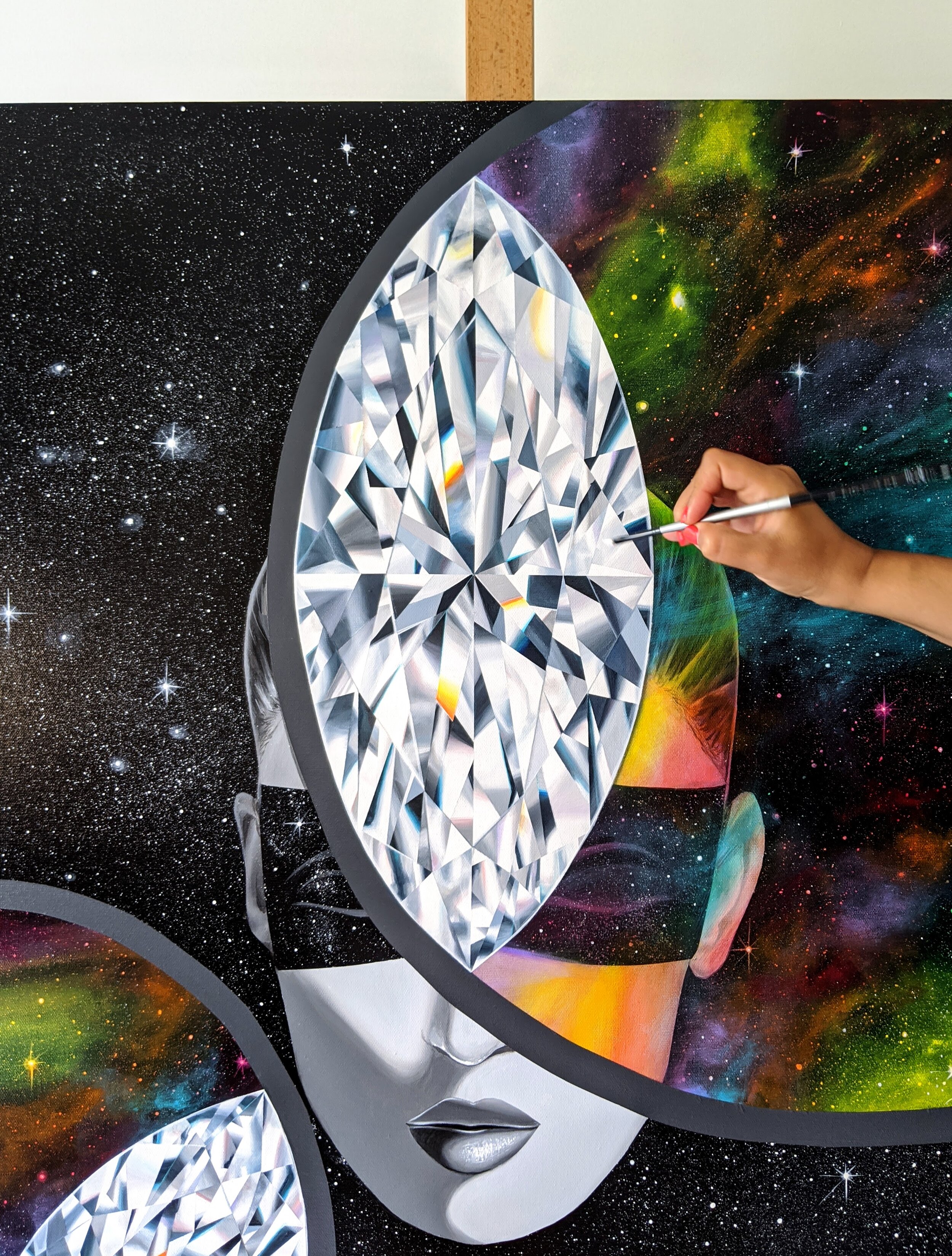 DIY Diamond Painting Earrings  Diamond painting, Diamond paint, Diamond art