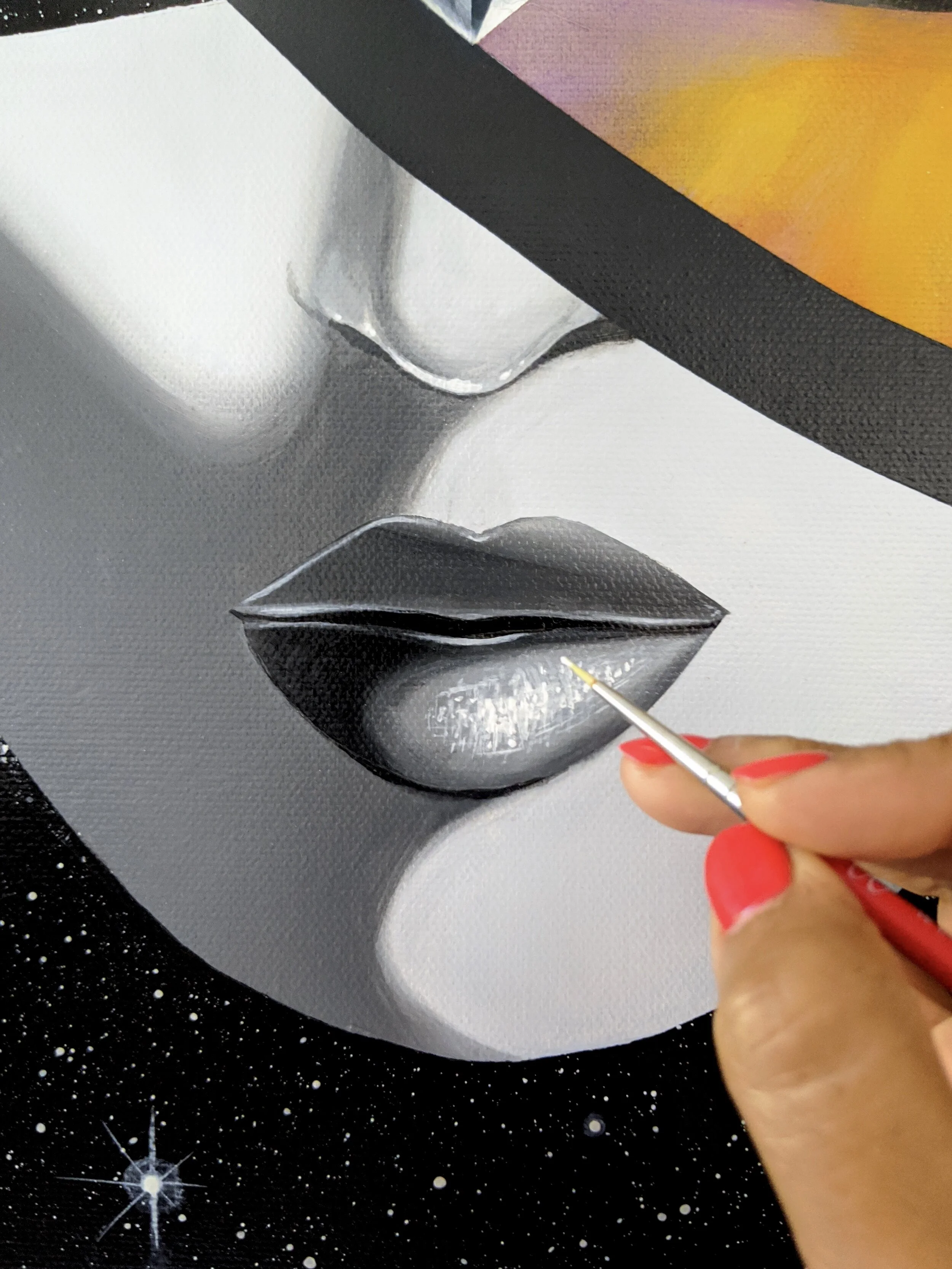 Close up-Third Eye Diamond Painting by Reena Ahluwalia-copyright.jpeg