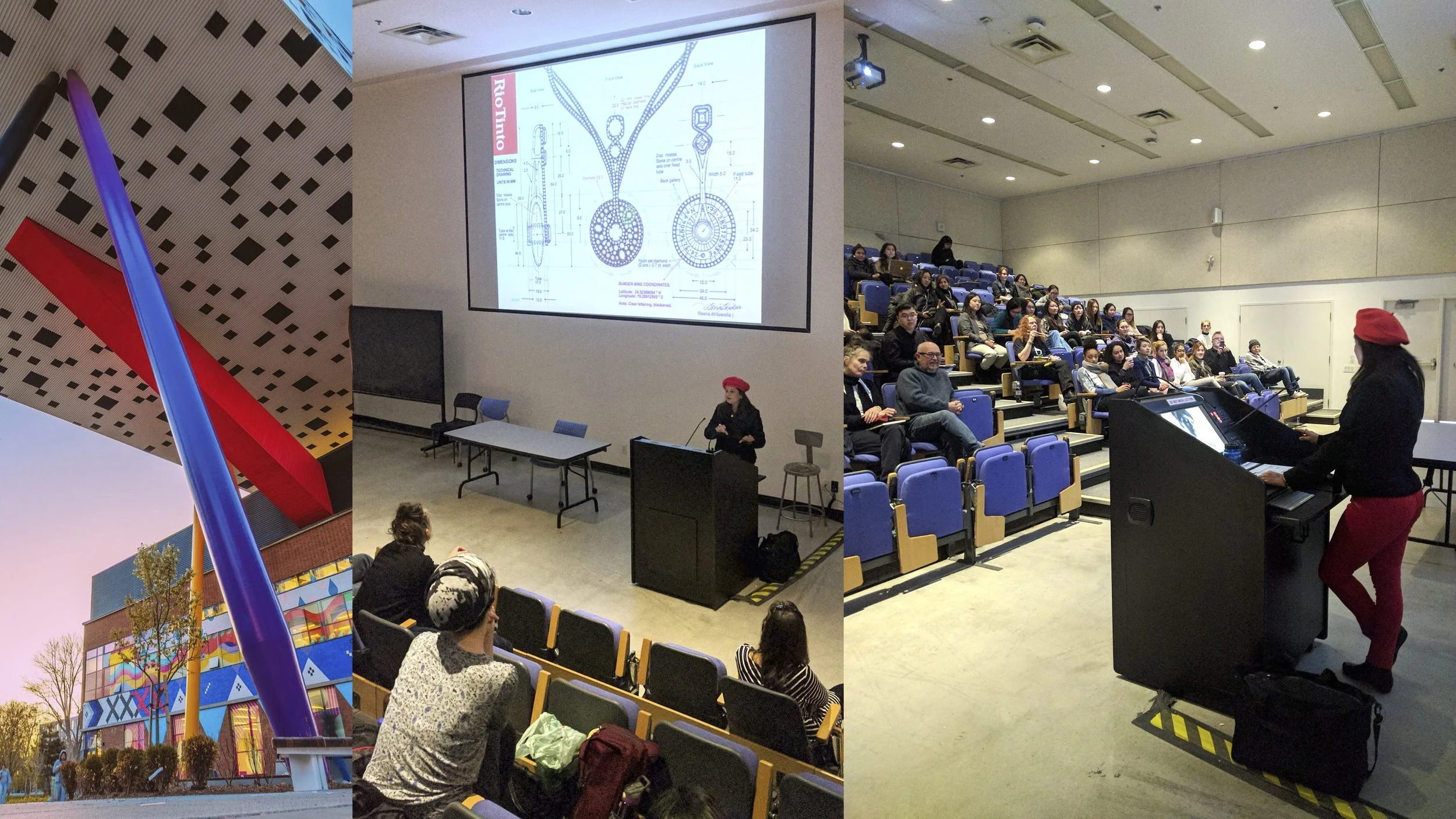 Reena Ahluwalia at the Ontario College of Art and Design OCAD University) Toronto