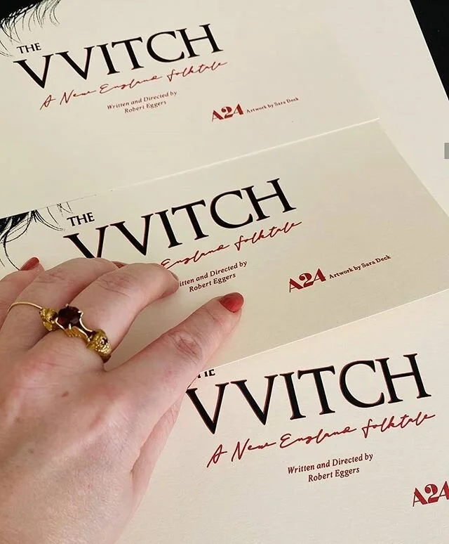 The amazingly talented @sara_deck_art wearing her Nocturne ring 🦇. I always enjoy seeing our jewels in their loving homes. 🥰