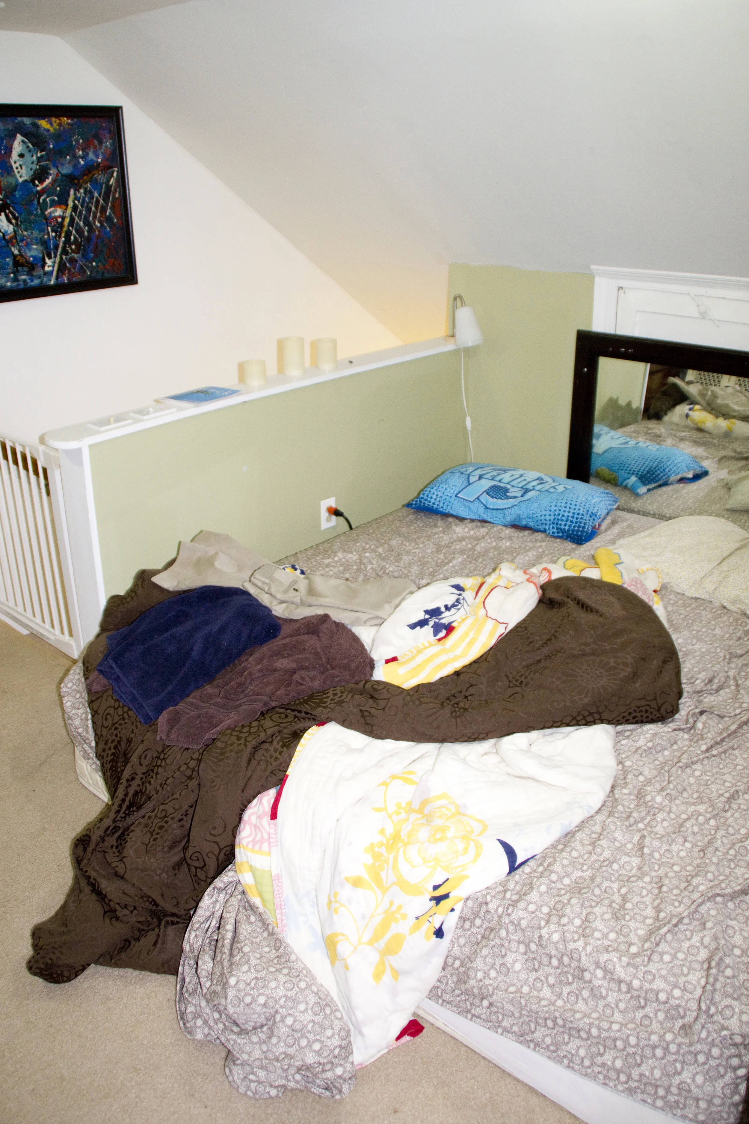It's tough to fit a king size mattress into that little nook!