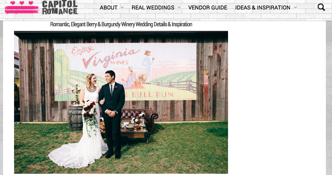 Capitol Romance: Winery Wedding