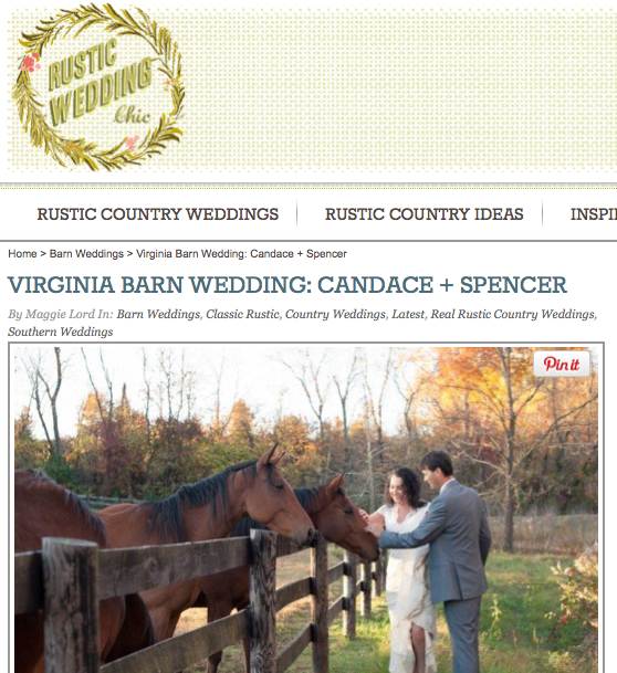 Virginia Barn Wedding: Candace + Spencer