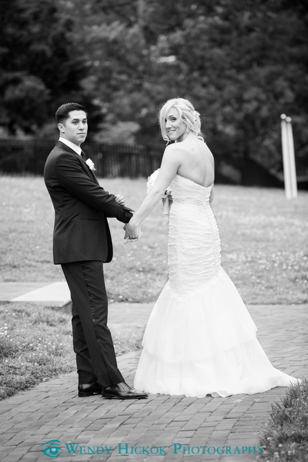  Courtney + Mike ♥ Courtney in Mikaella; BMs in Bill Levkoff ♥ Wendy Hickok Photography  (Annapolis, MD)  