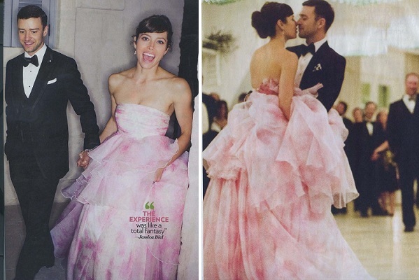 Jessica biel wedding dress hotsell