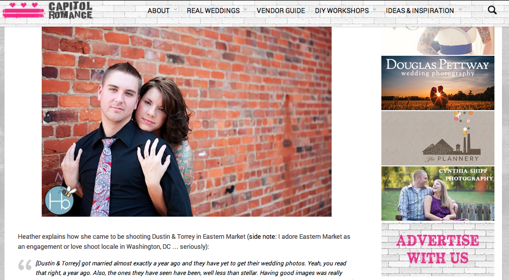 Dustin & Torrey’s Offbeat Washington DC "Redemption" Wedding Portraits