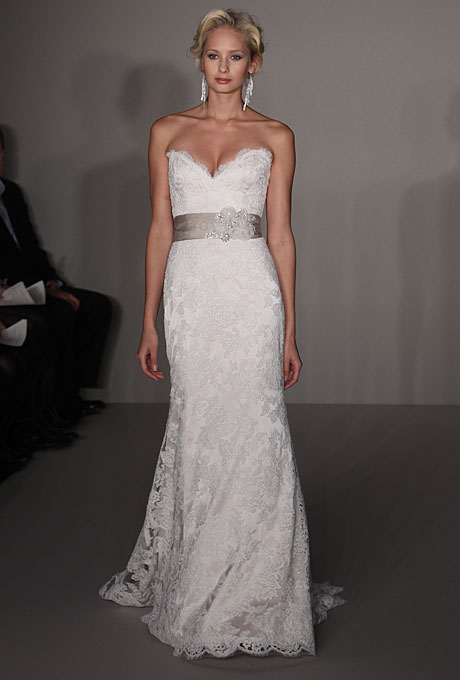 jim hjelm lace wedding dress