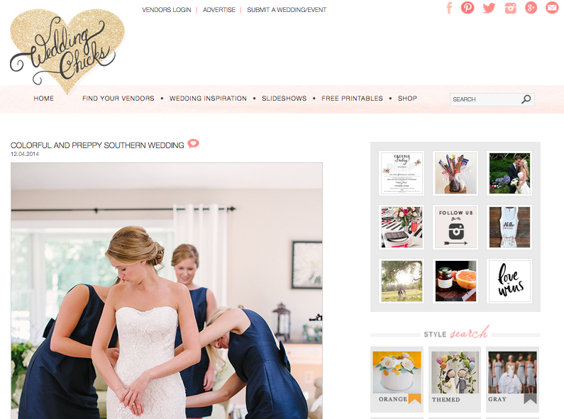 Colorful and Preppy Southern Maryland Wedding