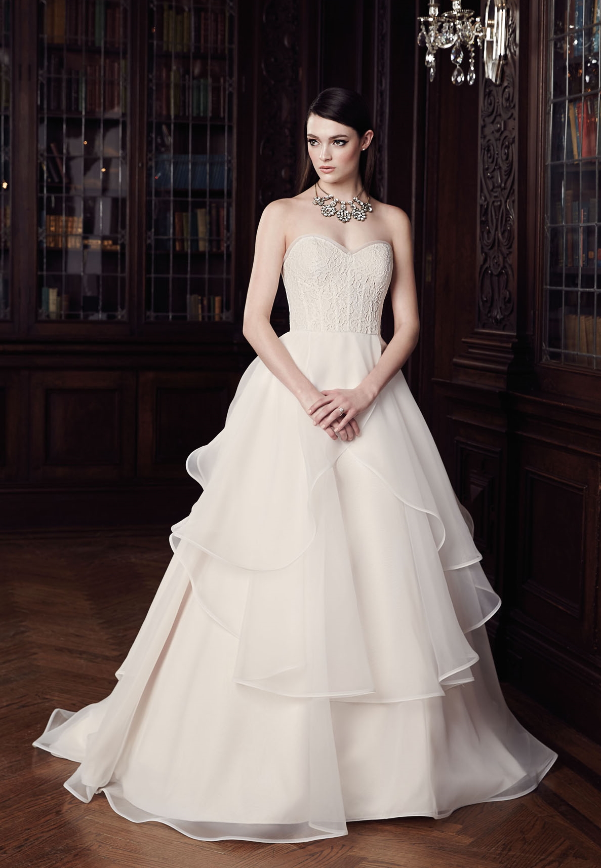 Mikaella (Under $5000) – find it at Ellie's Bridal Boutique