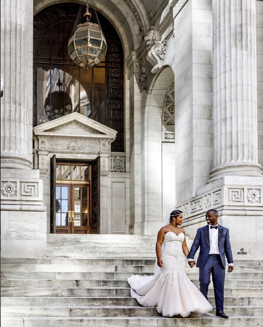 Nikeita + Herbert on June 9, 2017 ♥ Amy Anaiz Photography at New York Public Library (New York, NY)