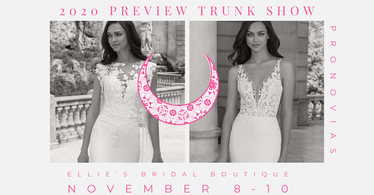 Pronovias 2020 Preview Trunk Show at Ellie's Bridal Boutique (Alexandria, VA)