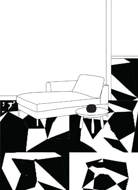 made in Australia from local and imported ideas (solo dining in/Gemma style) 2010 wall projection, approx. 185cm x 220cm 3 of 10 enamal prints (edition of 5), 42cm x 59cm
