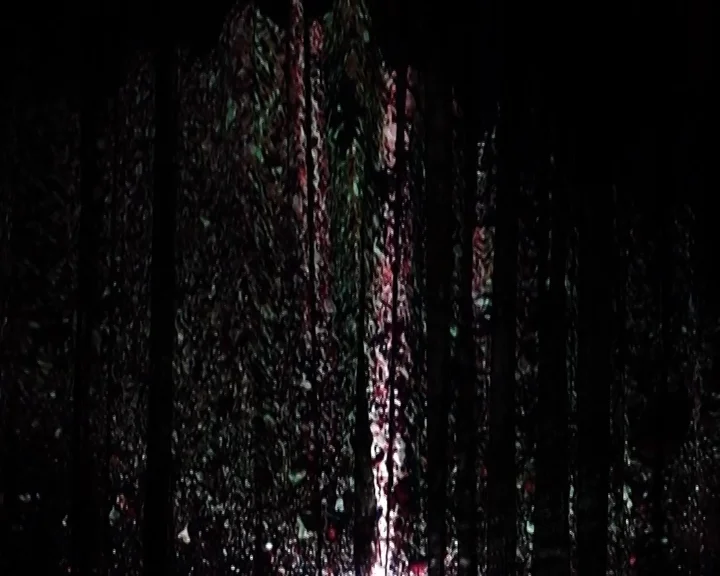 suborbital (image still) 2015 moving image, projection, curtain and sound, approx. 13:00 minutes In association with Sunsiz Media Residency , Lightning Ridge, NSW, Australia Collaboration project with friend and fellow artist Rachael Ireland
