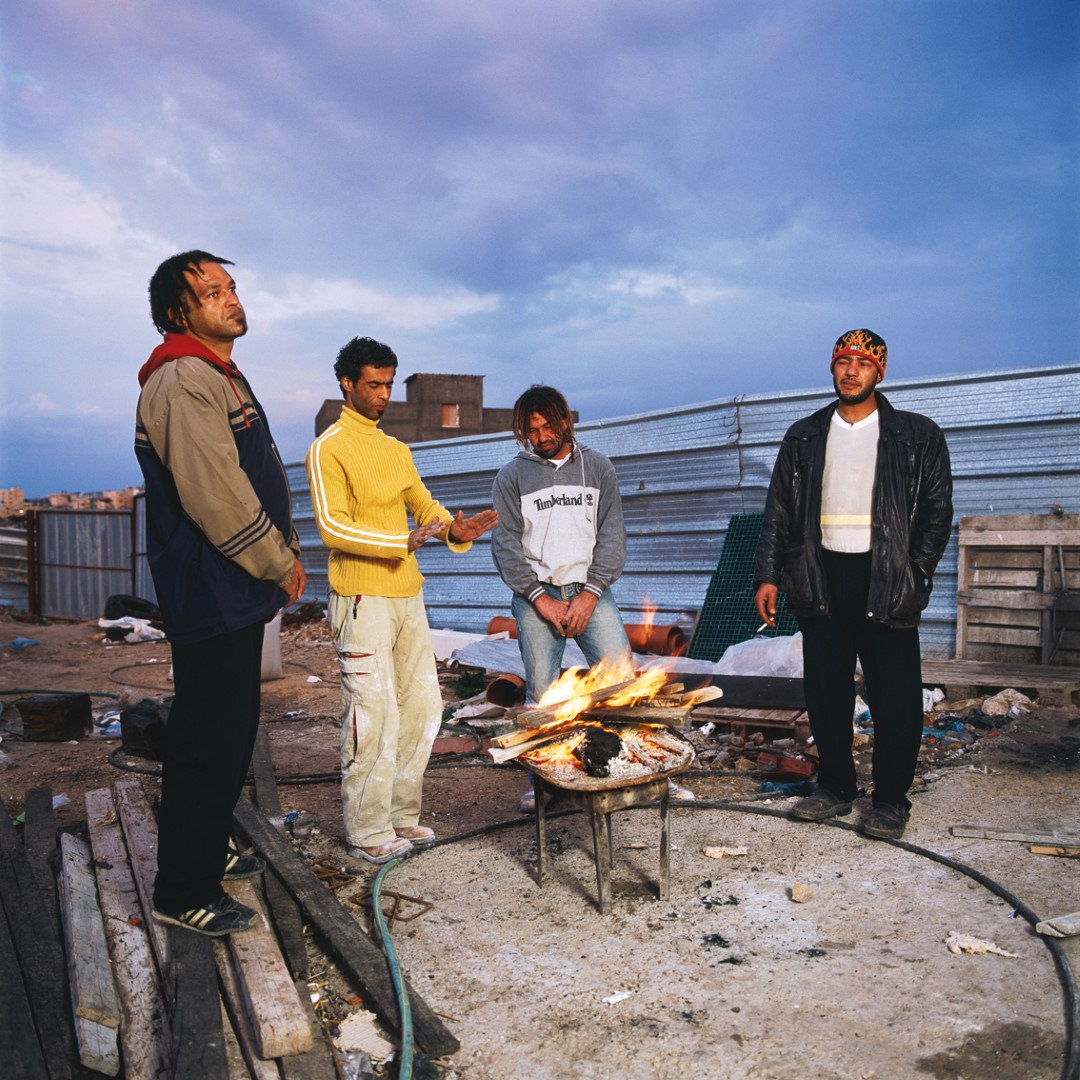 Bader, Khaled, Wajdi and Alla, 2006, C-print, 90X90 cm