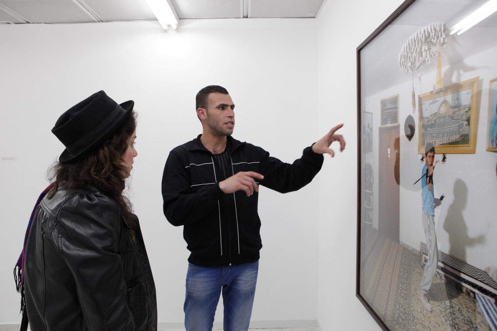 Jisr al- Zarqa, Back-and-Forth part 2, The Israeli Center for Digital Art, Holon, 2014