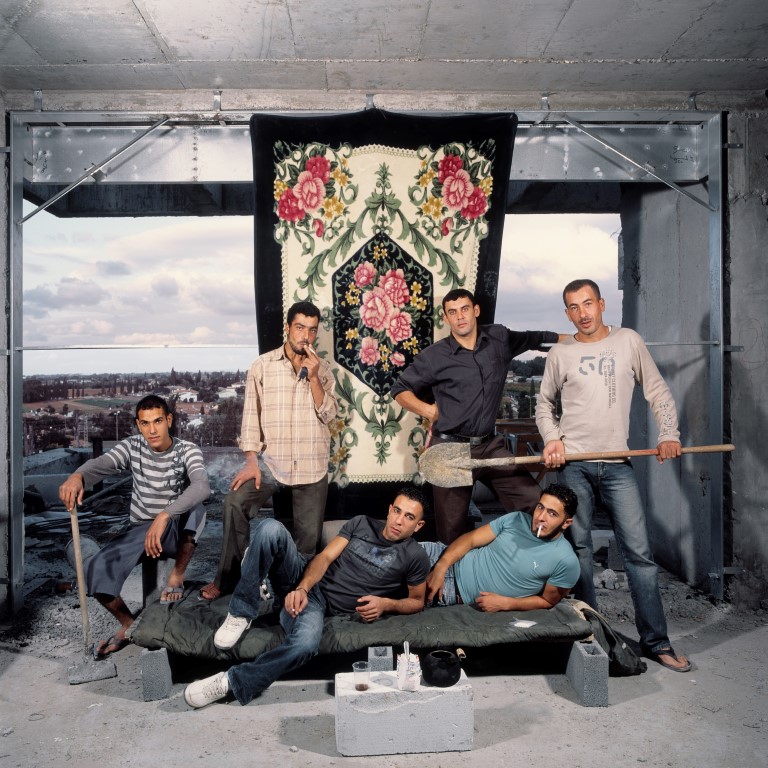Nashat, Nasser, Amin and friends, 2010, Inkjet print, 120 x 120 cm