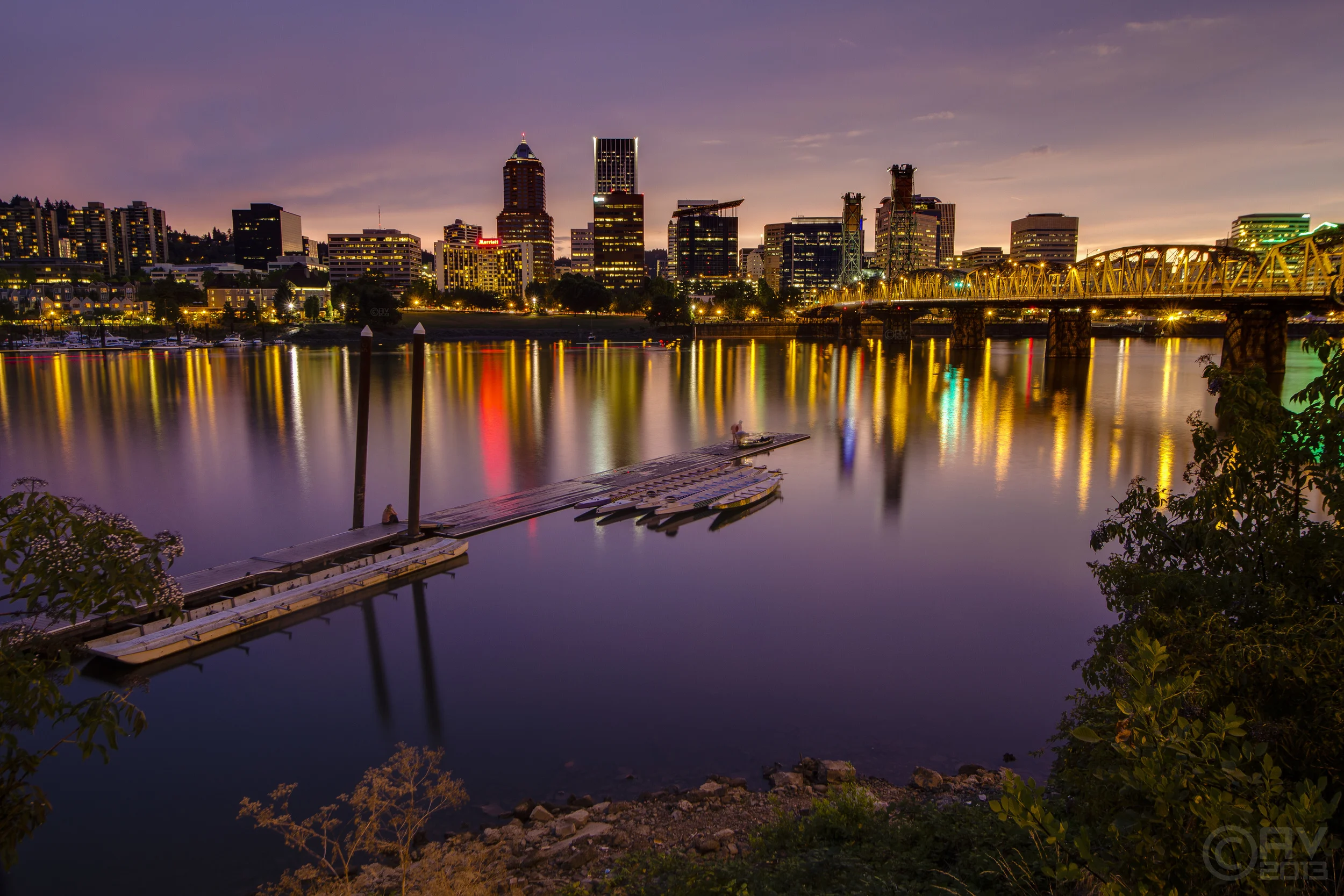 PDX Sunset over Willamette (SM).jpg