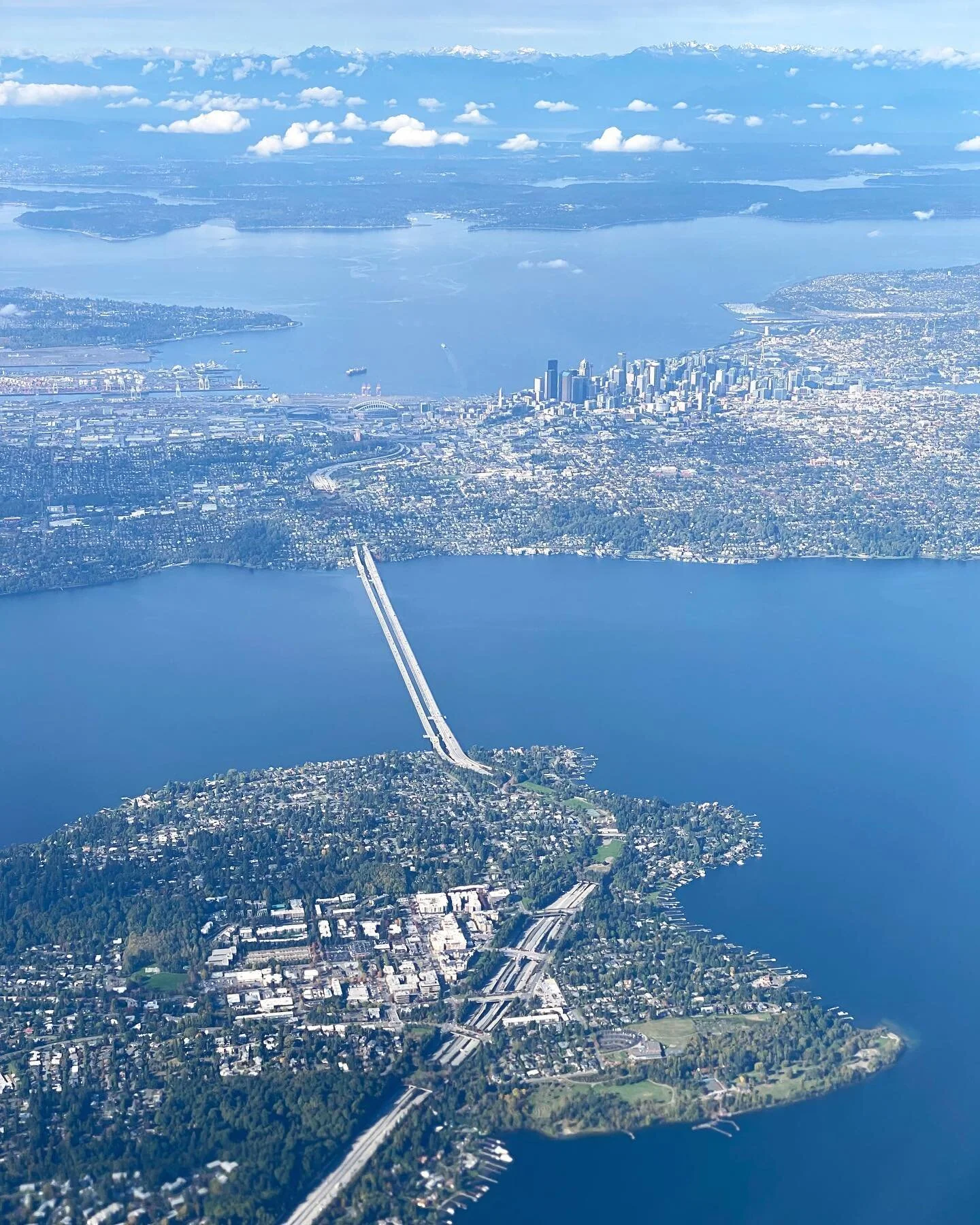Sunshine over the Puget Sound
