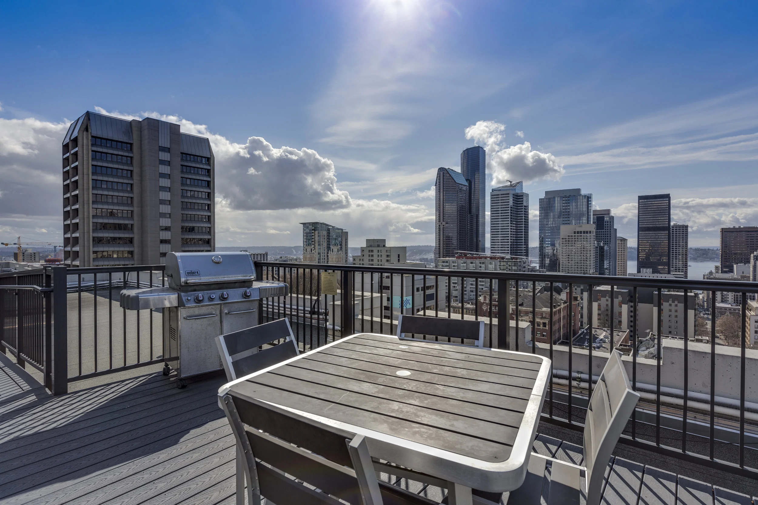 rooftop terrace for a corporate party