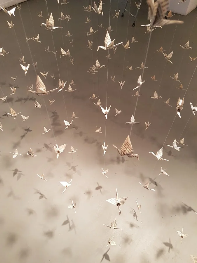 1984 Cranes - Installation at Harcourt House, 2018
