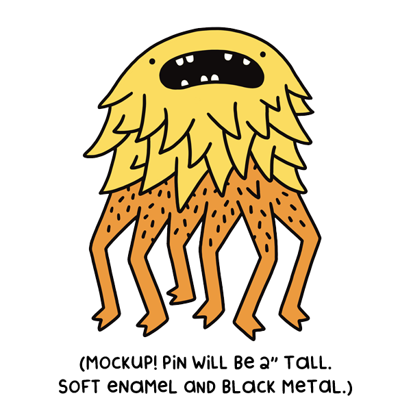 ROODY enamel pin