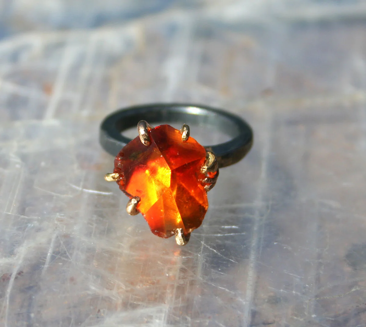 Brazilian Citrine Large Stone Rings