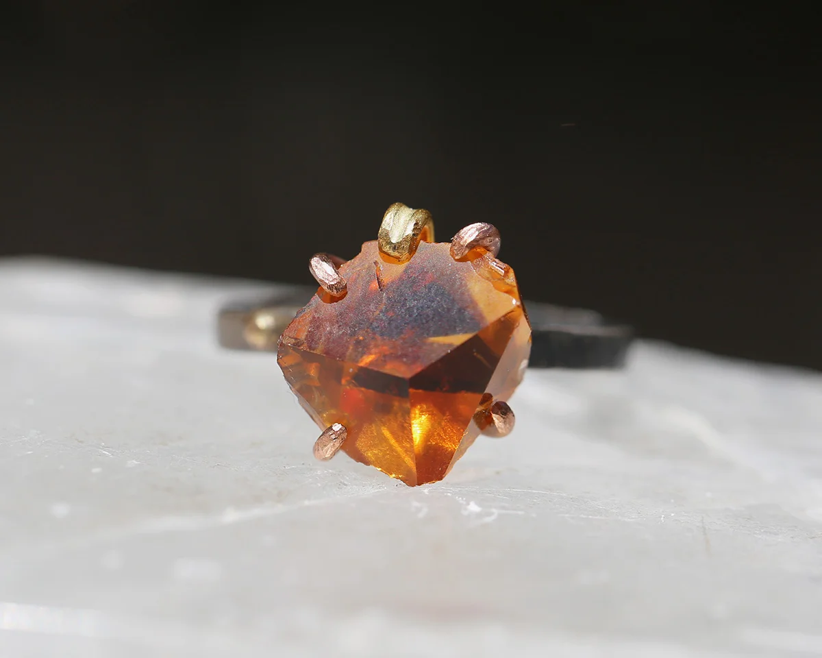 Brazilian Citrine Large Stone Rings
