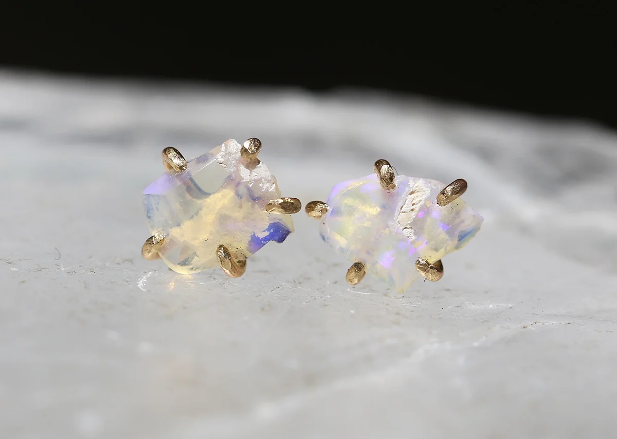 Australian Opal Studs