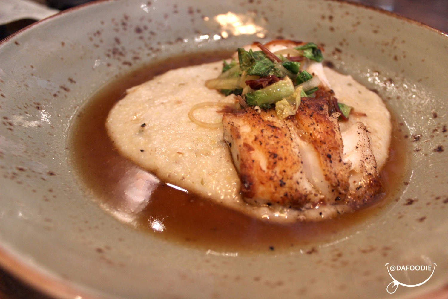 Seared grouper