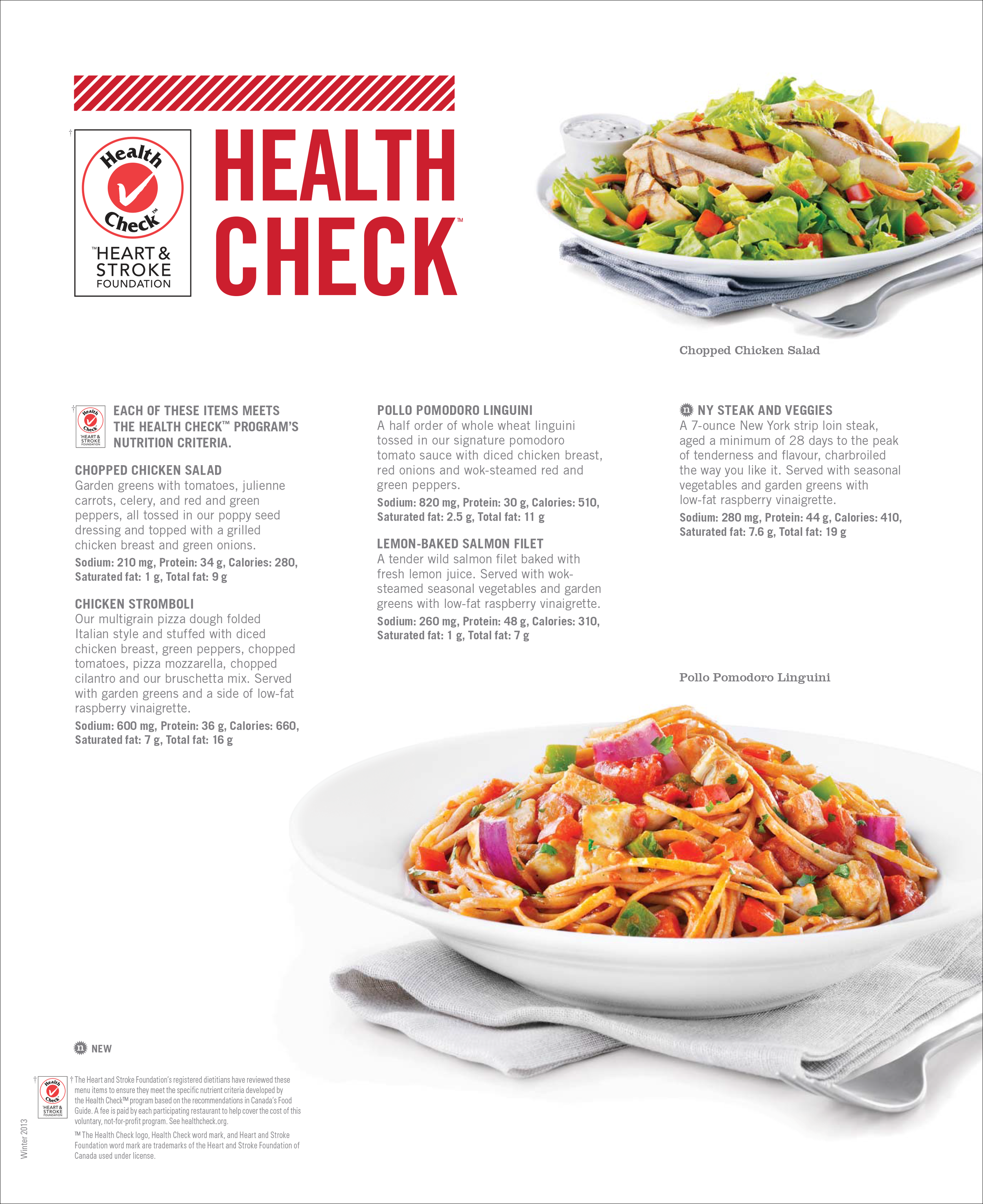  Health Check Menu 