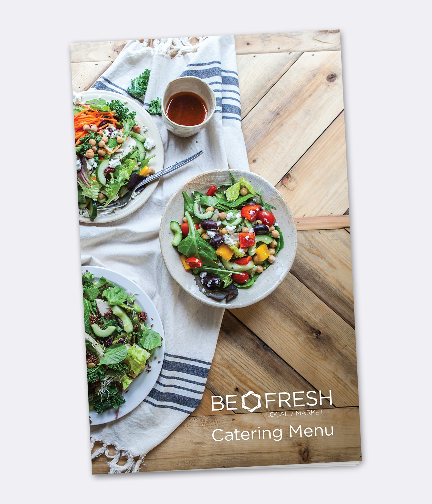  Be Fresh Catering Menu Cover 
