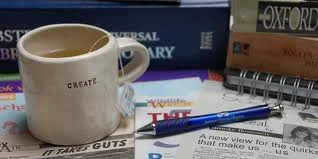 I'm a tea drinker. Can you tell? What a great idea to have a cup that helps you create.