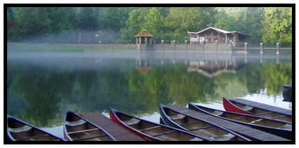 Another lovely setting or meeting with editors, overlooking this lake.