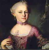 Constanze Mozart, Mozart's wife and mother of his children.