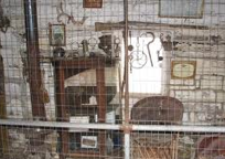 Inside Brewster Higley's cabin in Smith County, Kansas.