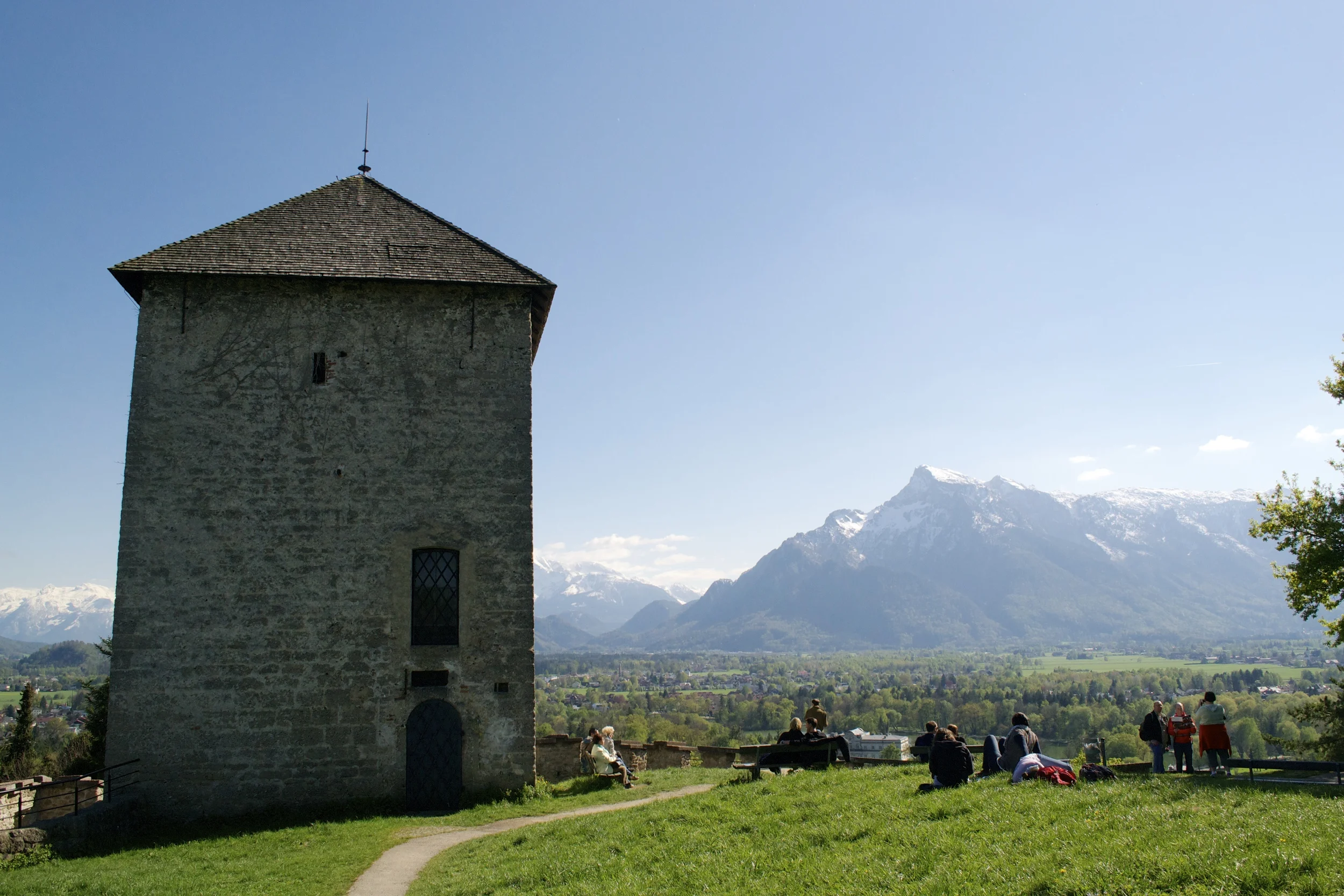A glorious view of the Alps.
