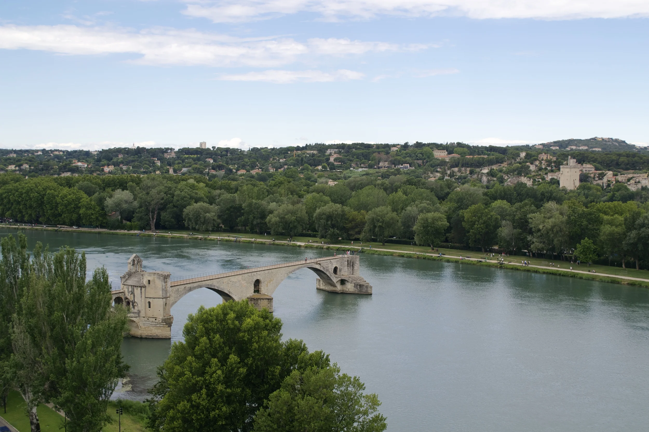 A bridge to nowhere in Avignon.