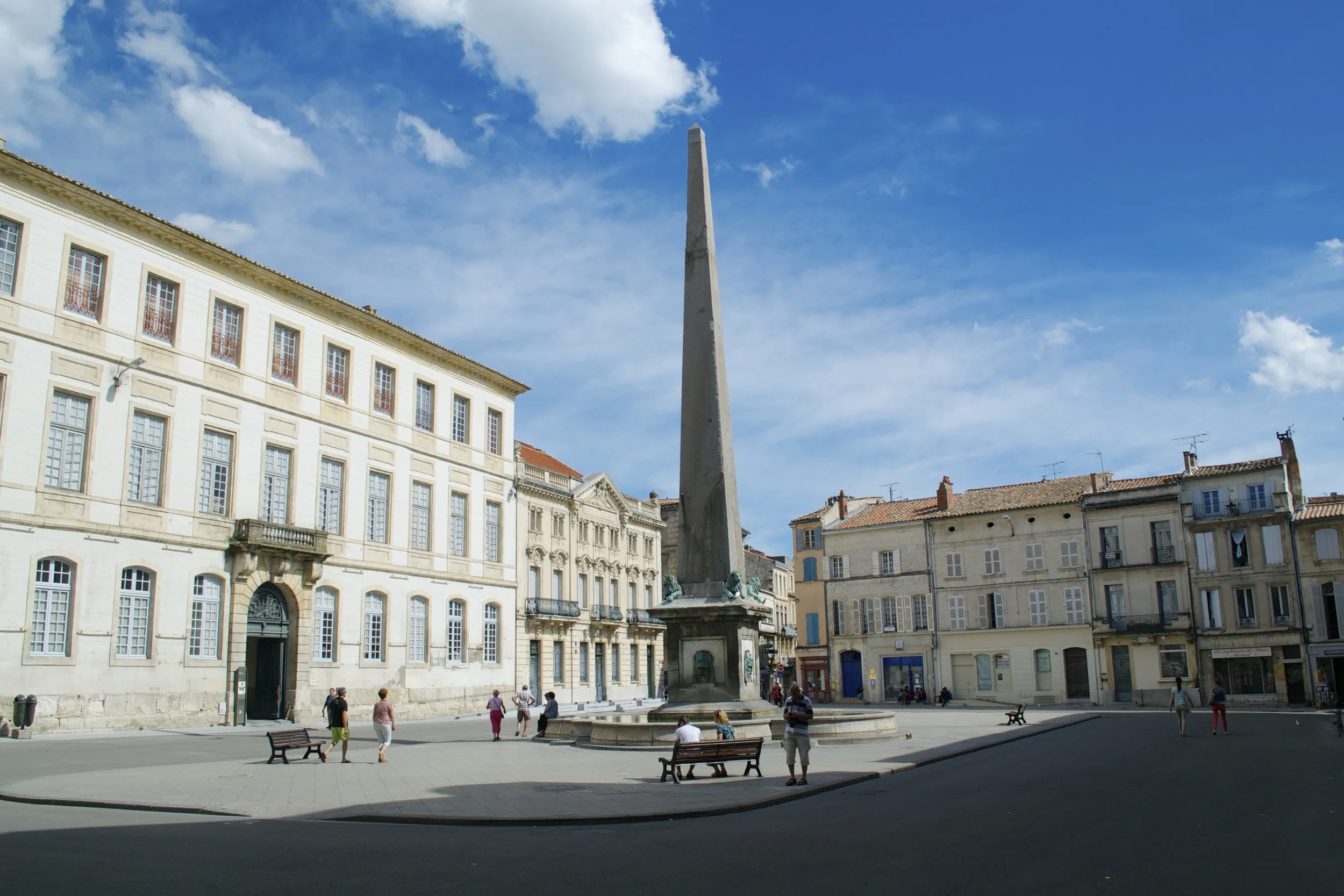 A quiet little square in Arles.