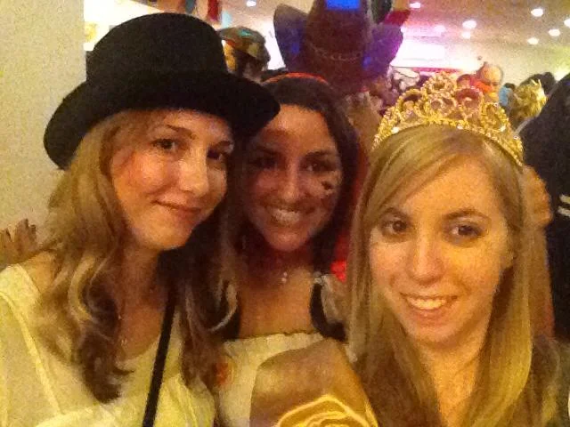 A snowman, Little Red Riding Hood and a Princess!