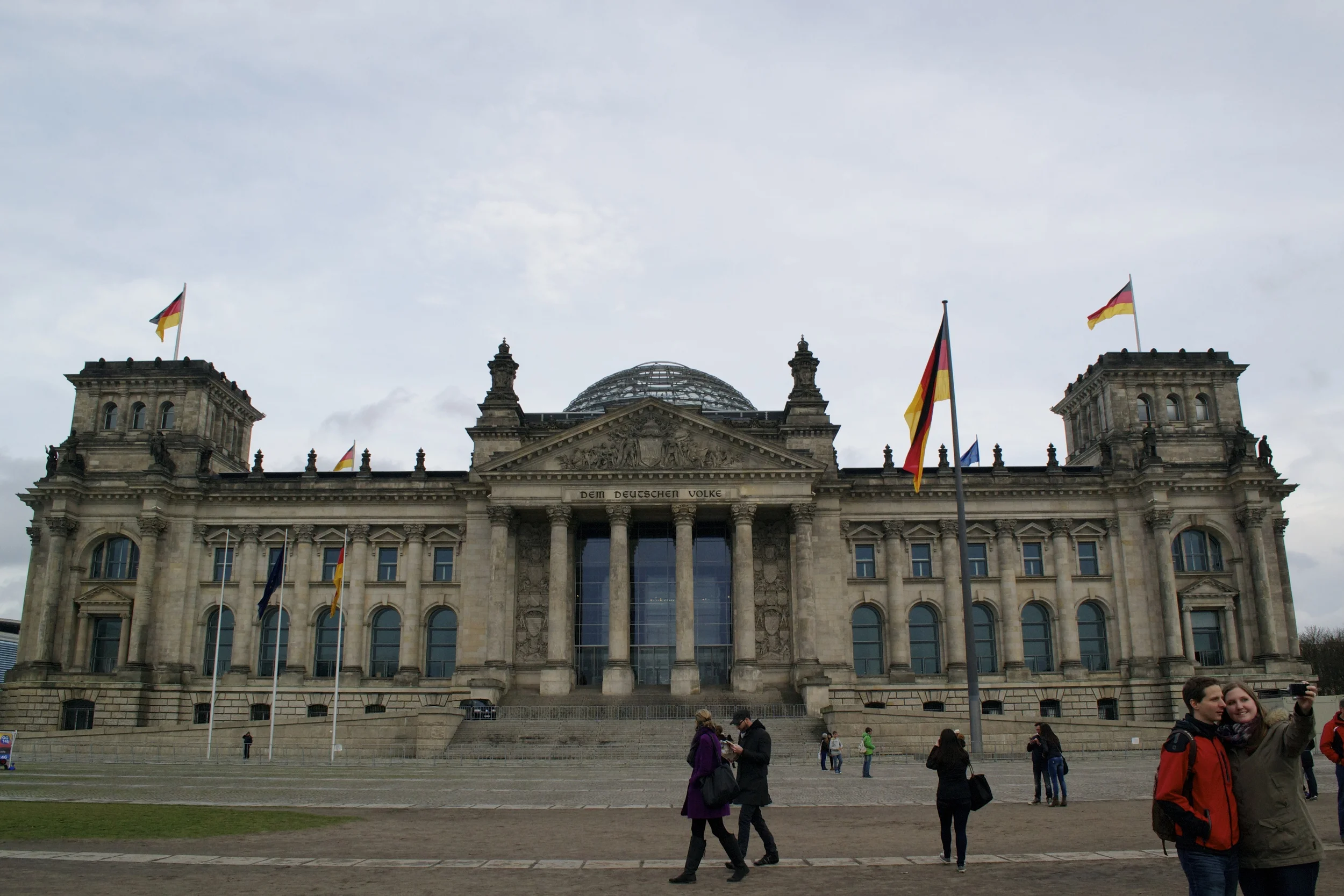 The Reichstag, Germany's Parliament Building.