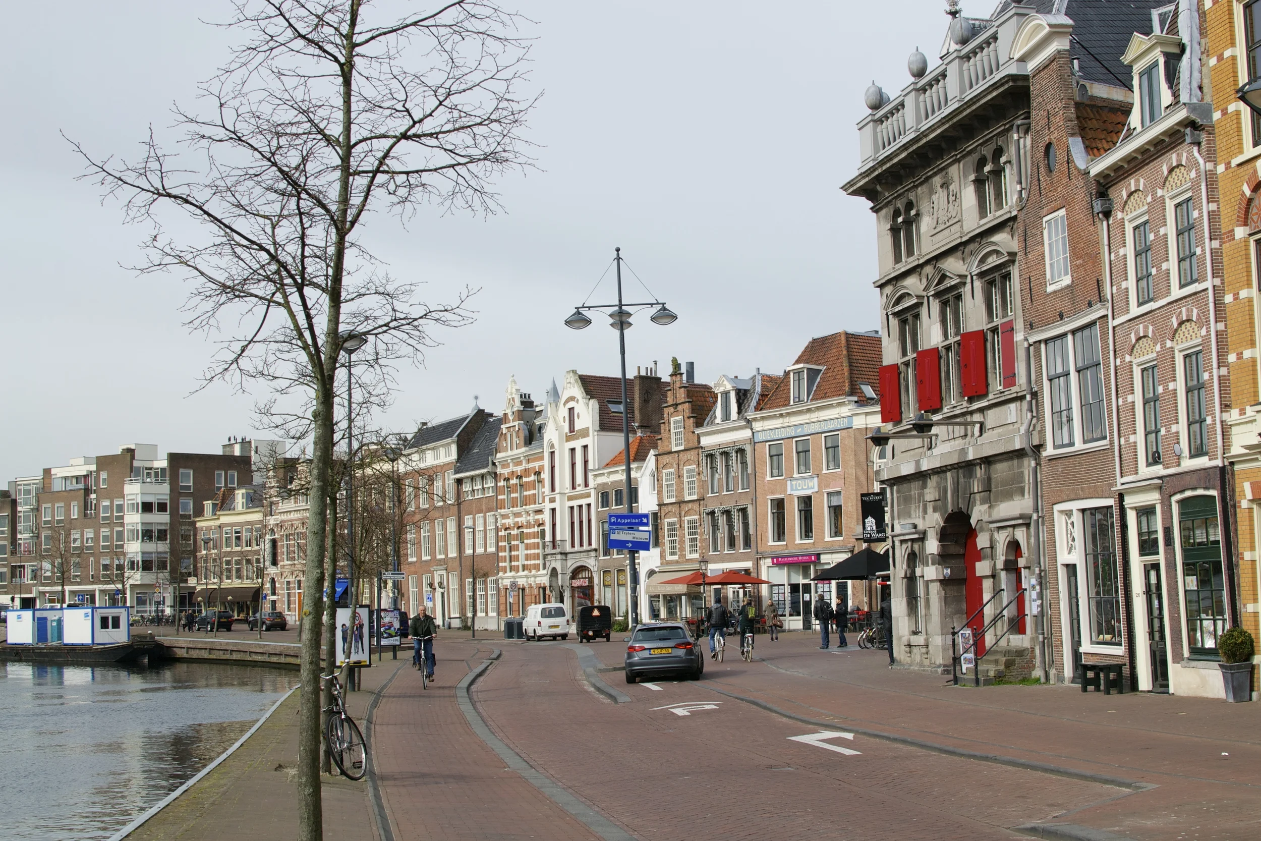 A typical street scene in haarlem