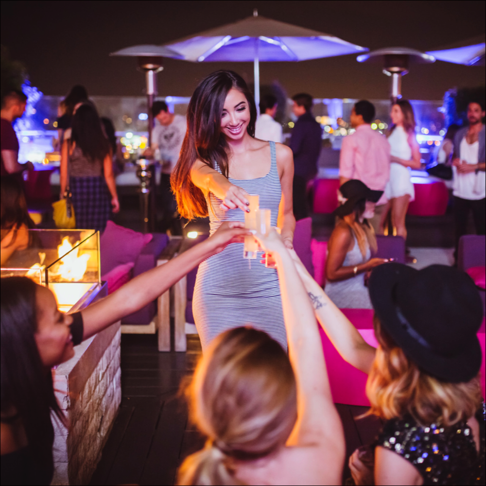 Night swim returns, W Hollywood Rooftop