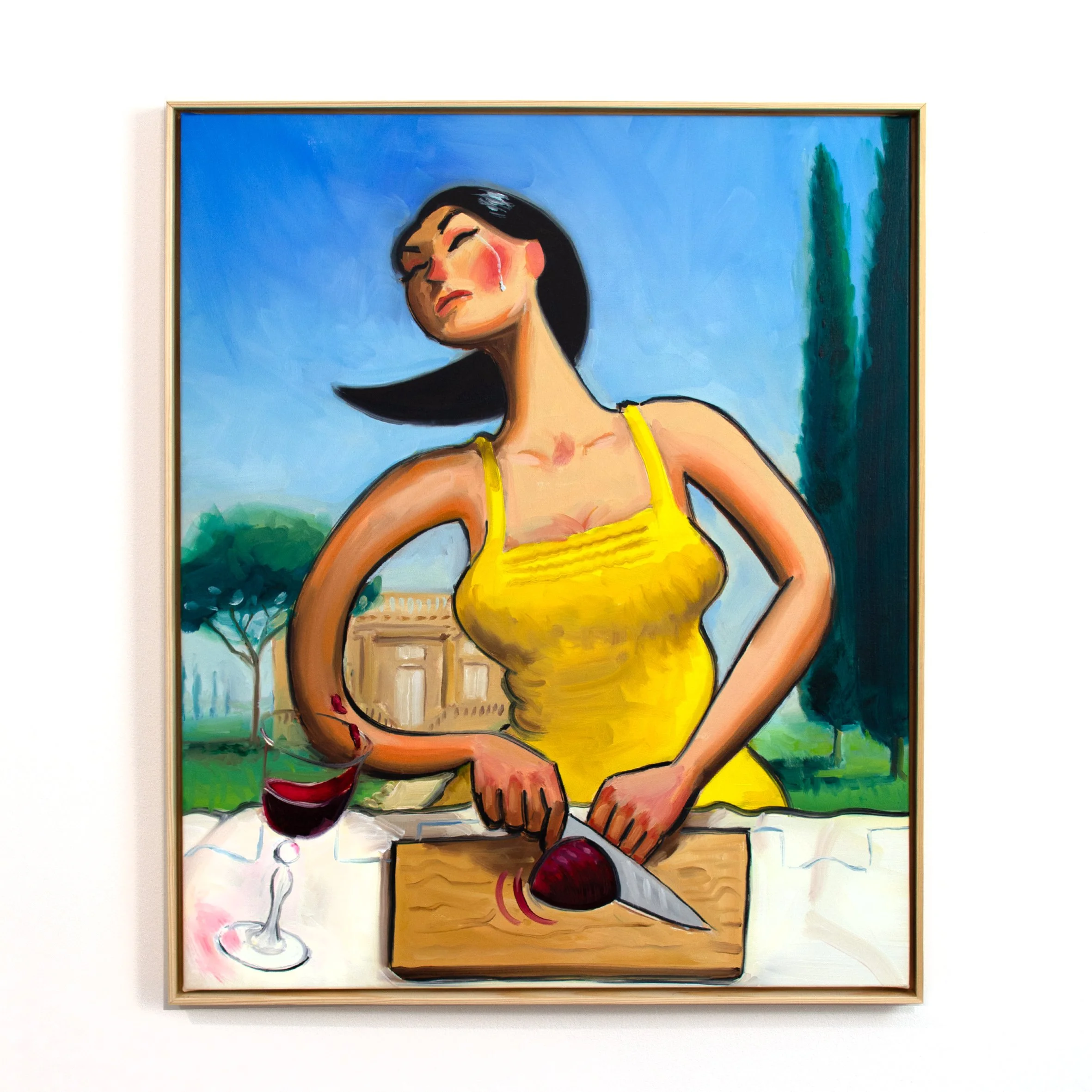   A Fresh Spirit Abroad  Oil on canvas 60 × 50cm 2025 