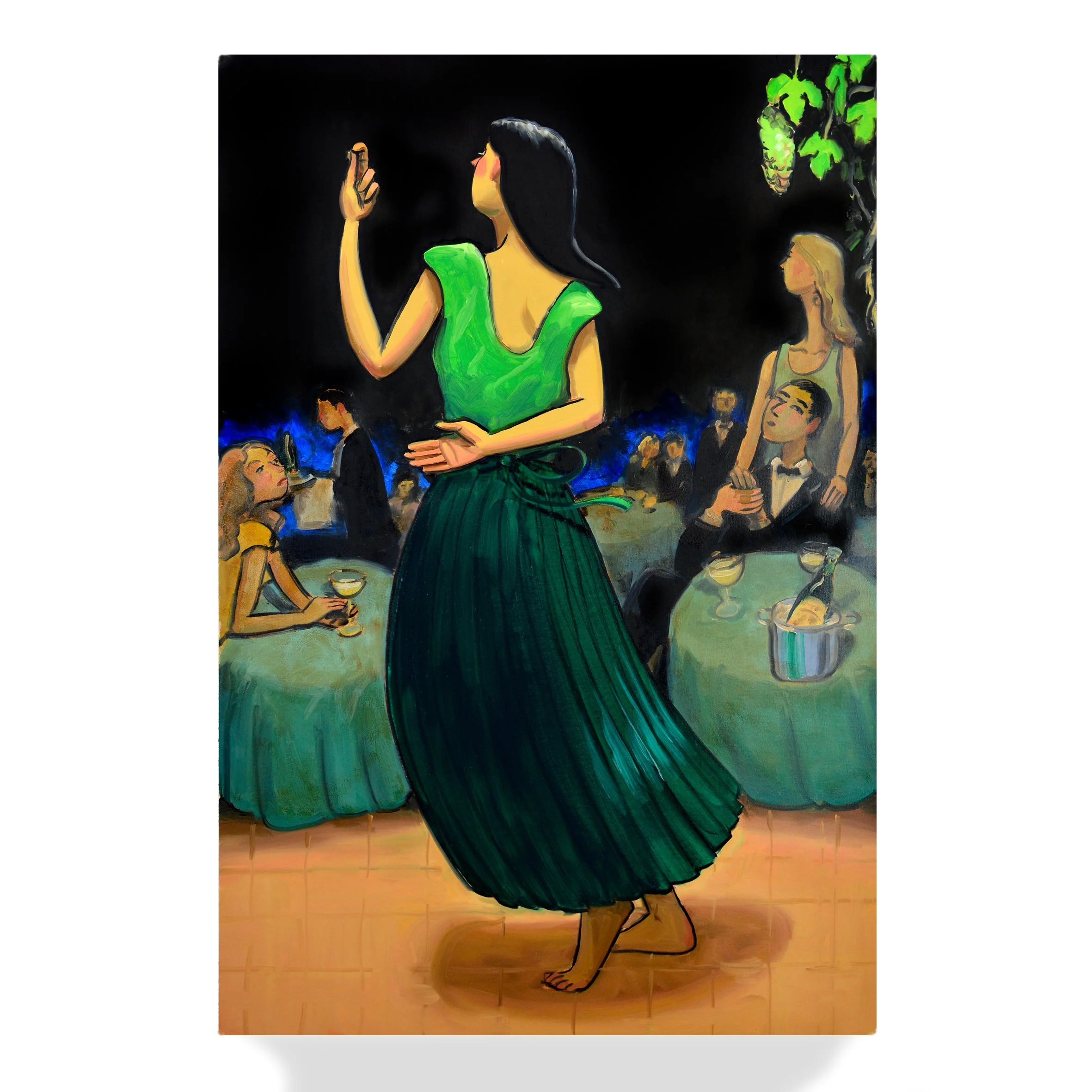   The Moon Also Rises  Oil on canvas 76 × 51cm 2025 