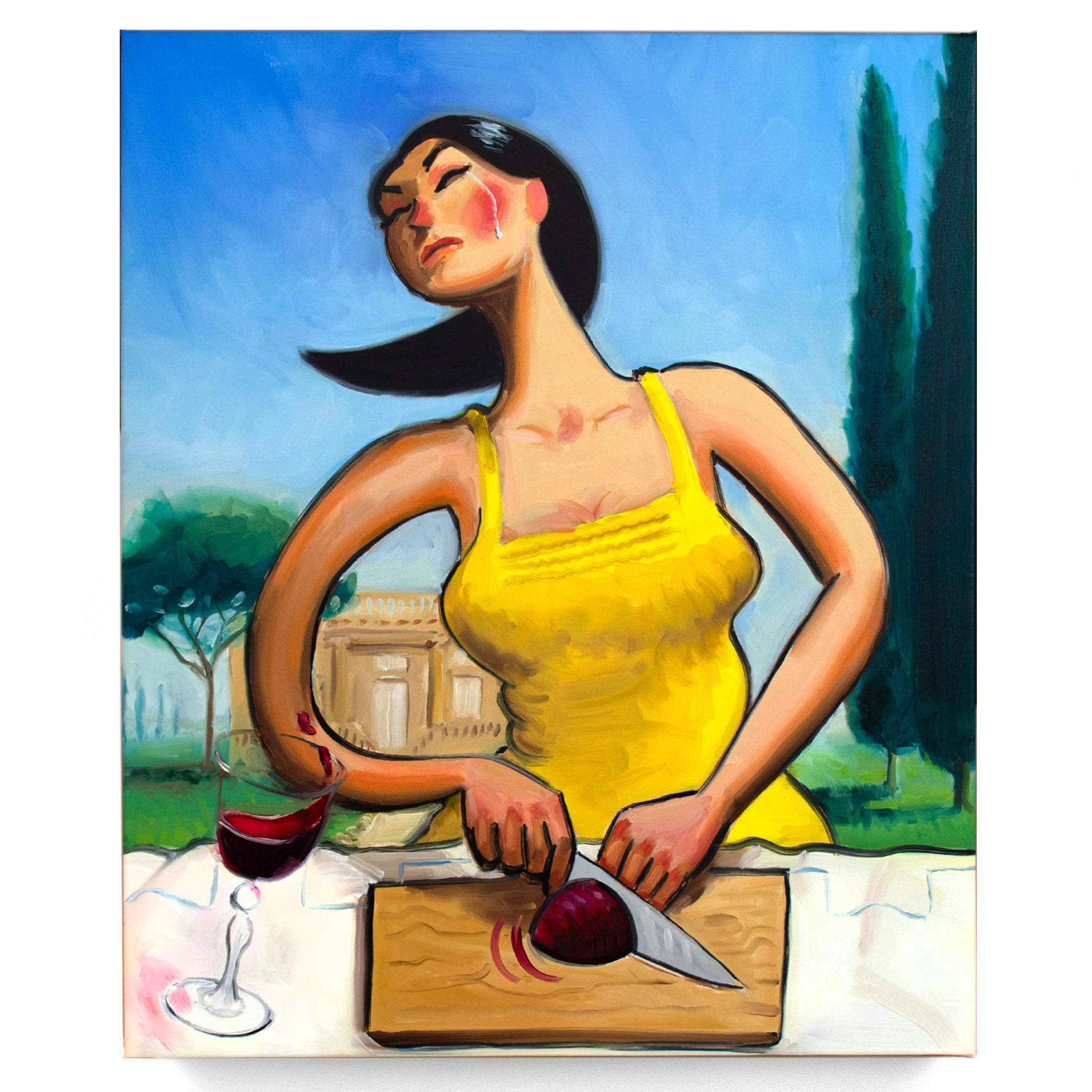   A Fresh Spirit Abroad  Oil on canvas 60 × 50cm 2025 